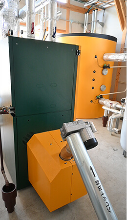 地域の木で温める 地域の木で温める