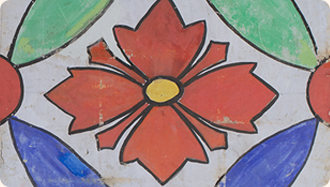 円の組み合わせ(花模様)